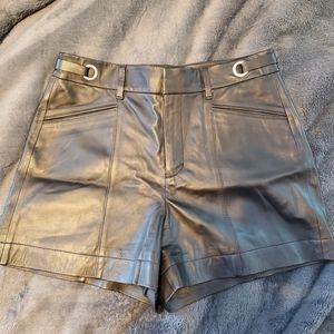 Gap genuine leather shorts size 10